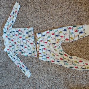 Hanna Andersson holiday lights PJs